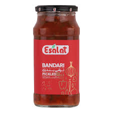 اصالت ترشی بندری شیشه مکعبی 580گ