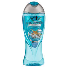 اکتیو شامپو بدن 400 گ آبی شفاف
