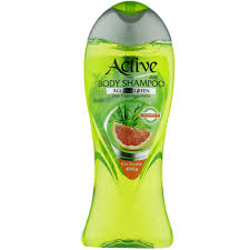 اکتیو شامپو بدن 400 گ سبز شفاف