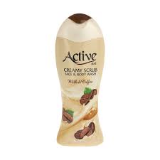 اکتیو شامپو صورت و بدن 400 گ اسکراب قهوه ای