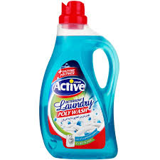 اکتیو مایع لباسشویی پلی واش2500گ آبی
