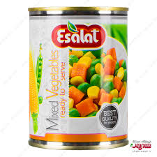 اصالت کنسرو مخلوط سبزیجات 380 گ