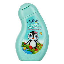 اکتیو شامپو بدن کرمی کودک 250 گ سبز