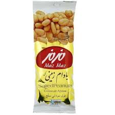 مزمز آجیل مغز بادام زمینی نمکی40گ