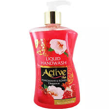 اکتیو مایع دست 450گ صورتی ابریشمی