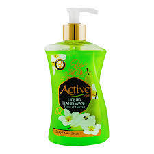 اکتیو مایع دست 450 گ سبز ابریشمی