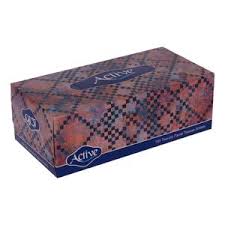 اکتیو دستمال جعبه300برگ2لا
