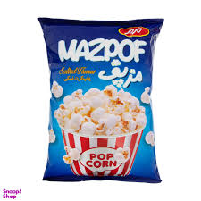 مزمز مزپف 60گ پاپ کورن نمکی