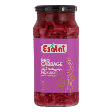 اصالت ترشی کلم قرمز شیشه مکعبی 580گ