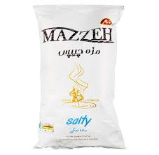 مزمز مزه چیپس 60 گ ساده نمکی سفید وچیلی