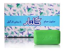 گلنار صابون حمام سبزجعبه ای6عددی