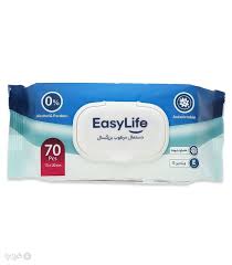 ایزی لایف دستمال مرطوب بزرگسال 70عددی
