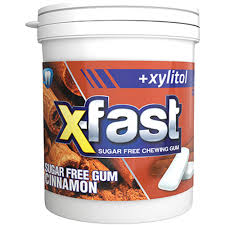 x-fastآدامس دارچینی قوطی بزرگ