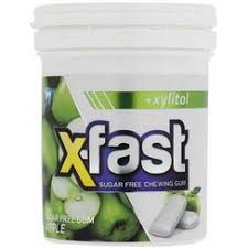 x-fastآدامس سیب قوطی بزرگ