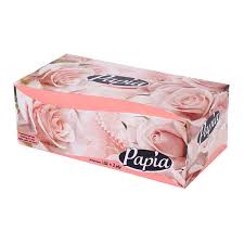 پاپیا دستمال کاغذی 150 برگ 2 لا گل