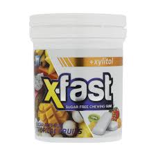 xfastآدامس قوطی بدون شکر استوایی