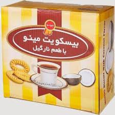 مینو بیسکویت پذیرایی نارگیل