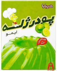 شیبابا پودر ژله لیمویی