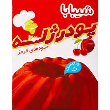 شیبابا پودر ژله آلبالو
