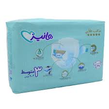 هانیز پوشک دو قلو سایز 3