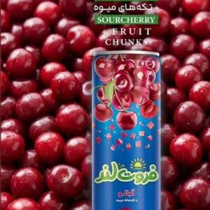 میهن نوشیدنی قوطی آلبالو240میل